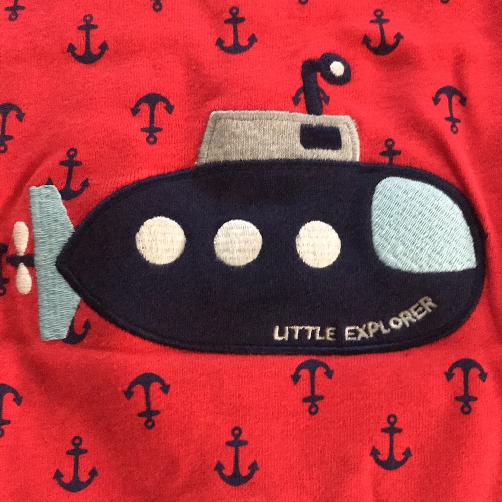 NWT Carter’s One Piece Snap Front Shorts 6 mo - Picture 3 of 4